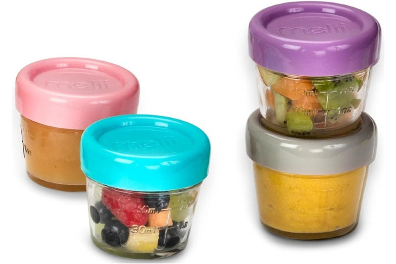 Melii: Glass Food Container (6 Pack)