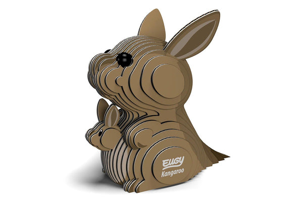 Eugy: Kangaroo - 3D Cardboard Model