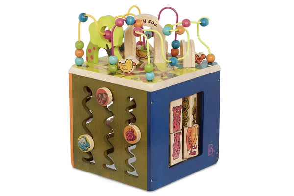 B. Zany Zoo Wooden Activity Cube