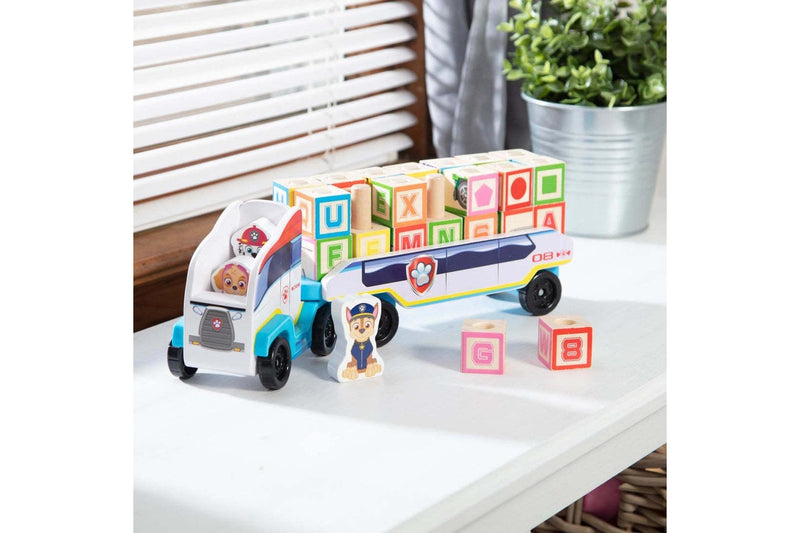 Melissa & Doug: Paw Patrol - Wooden ABC Block Truck