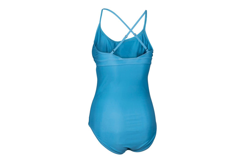 Trespass Womens/Ladies Mimi Plain One Piece Swimsuit (Storm Blue) (L)