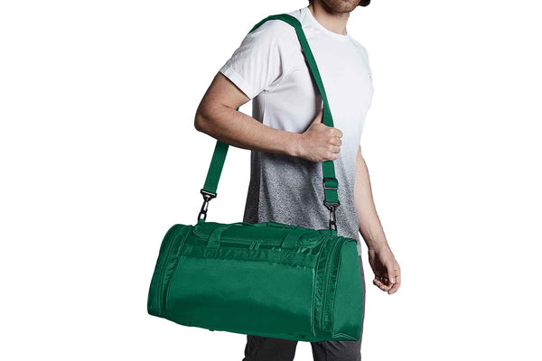 Quadra Sports Holdall Duffle Bag - 32 Litres (Pack of 2) (Bottle Green) (One Size)