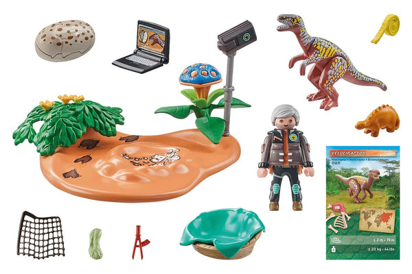 Playmobil: Stegosaurus Nest with Egg Thief (71526)