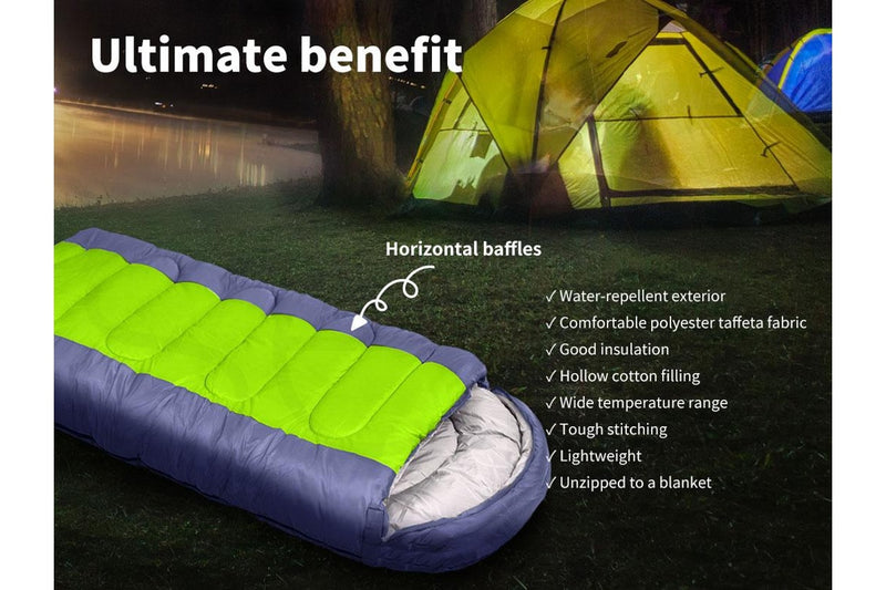 Mountview Sleeping Bag Outdoor Camping Single Bags Hiking Thermal Winter -20℃