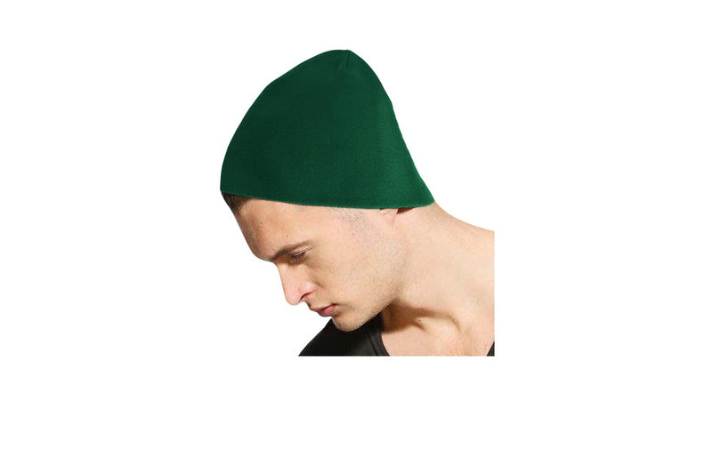 Yupoong Flexfit Unisex Heavyweight Standard Beanie Winter Hat (Spruce Green) (One Size)