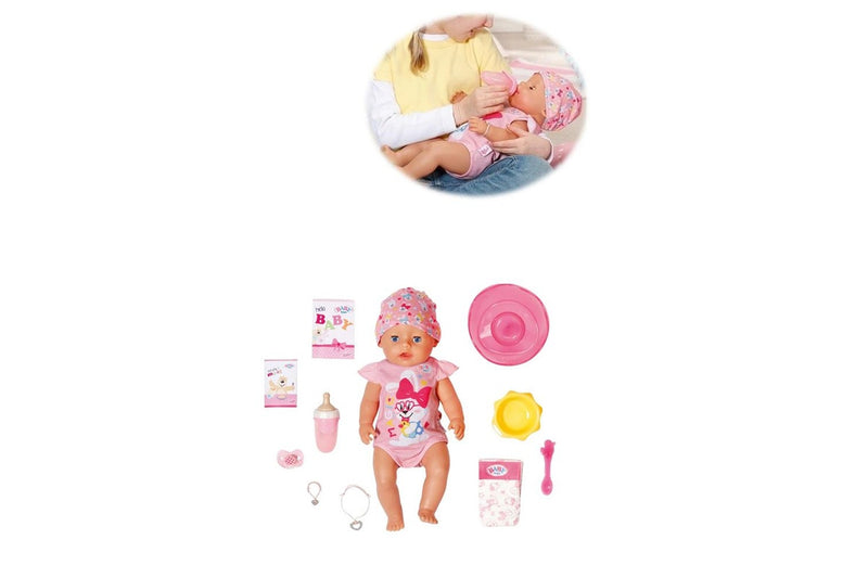 Baby Born Magic Girl Lifelike Soft Touch Kids Childrens Toy 43cm - Open Box 3+