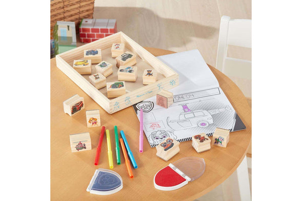 Melissa & Doug: Paw Patrol - Wooden Stamps Activity Set