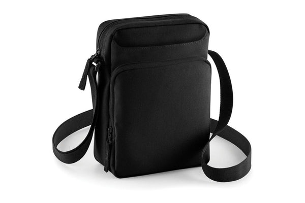 Bagbase Across Shoulder Strap Cross Body Bag (Black) (One Size)