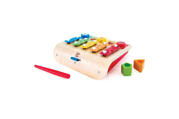 Hape Shape Sorter Xylophone Fun Learning Activity Kids Toddler Play Toy 12m+