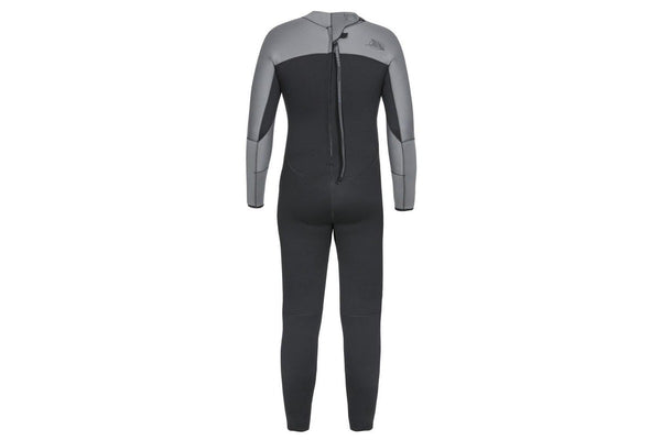 Trespass Diver Mens 5mm Full Length Neoprene Wetsuit (Black) (3XS)