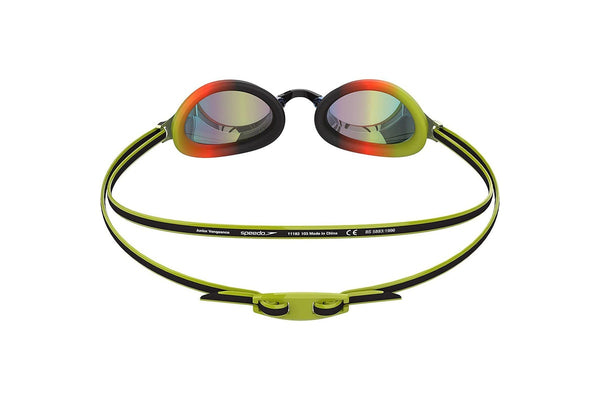 Speedo Childrens/Kids Vengeance Swimming Goggles (Black/Acid Lime) (One Size)