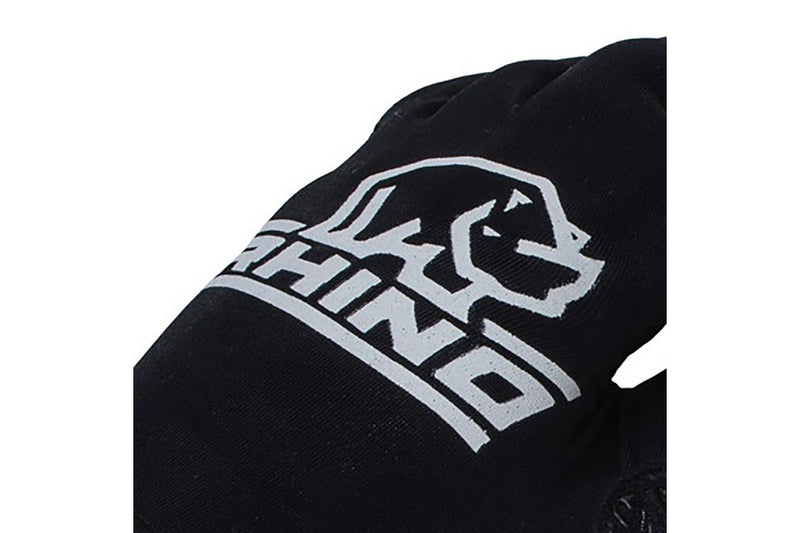 Rhino Childrens/Kids Pro Full Finger Rugby Mitts (Black) (M-L)