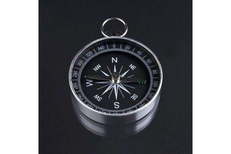 Lightweight Mini Aluminum Camping Hiking Hiker Navigation Tool White Compasses