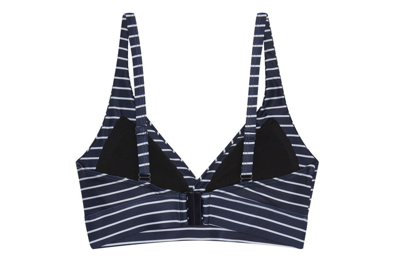 Regatta Womens/Ladies Paloma Stripe Textured Bikini Top (Navy/White) (18 UK)