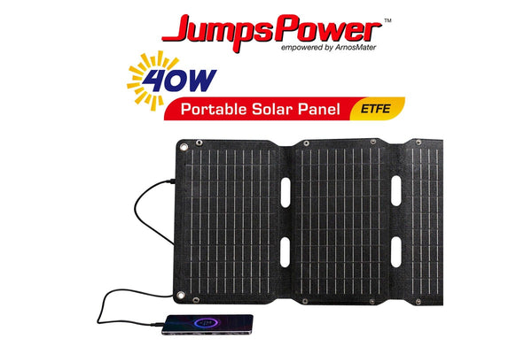 40W Solar Panel Portable Charger JumpsPower Power Generator Foldable