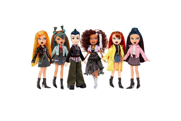 Bratz Pretty 'N' Punk Fashion Dress Up Kids Play Dolll Yasmin w Poster 29cm 6+