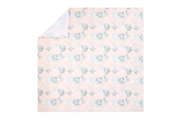 3x Little Haven Infant Polyester Changing Pad Cover Sleeve Botanical Leaf 81cm