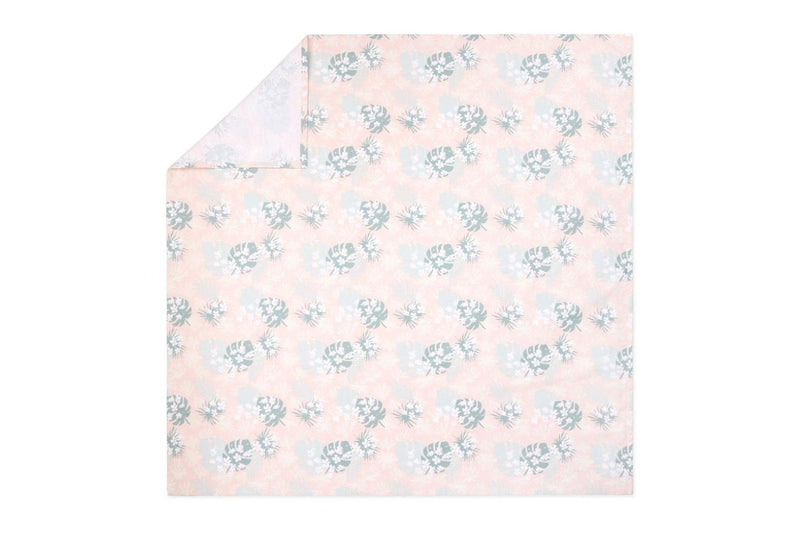 3x Little Haven Infant Polyester Changing Pad Cover Sleeve Botanical Leaf 81cm