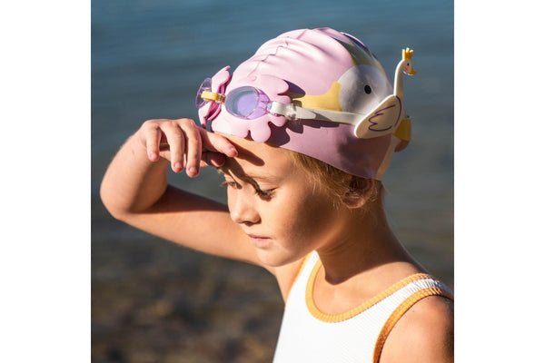 Sunnylife: Kids Swim Goggles - Princess Swan Multi