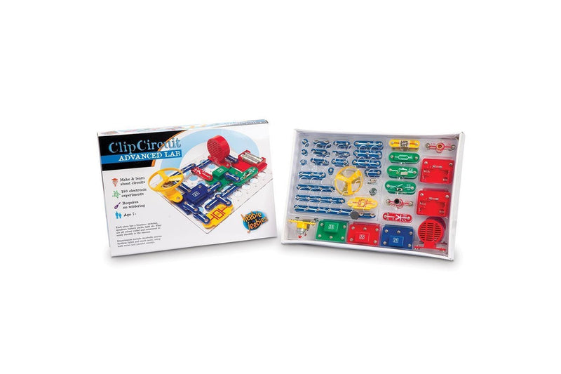 Heebie Jeebies Clip Circuit Advanced Lab 180 Electronic Kids Experiments Kit 7y+