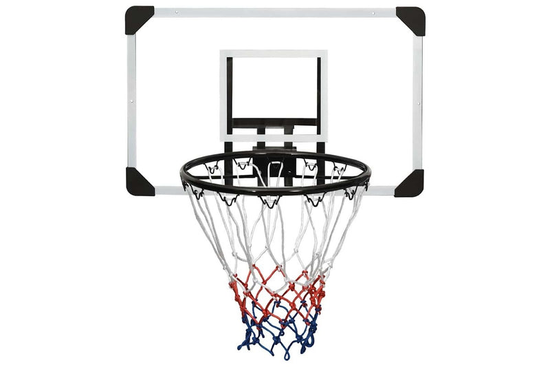 Basketball Backboard Transparent 71x45x2.5 cm Polycarbonate vidaXL