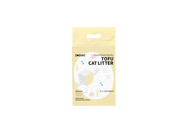 2x Zodiac 7L 2.5kg Fruity Tofu Soy Pulp Pet Cat Litter Absorbent Clump Original