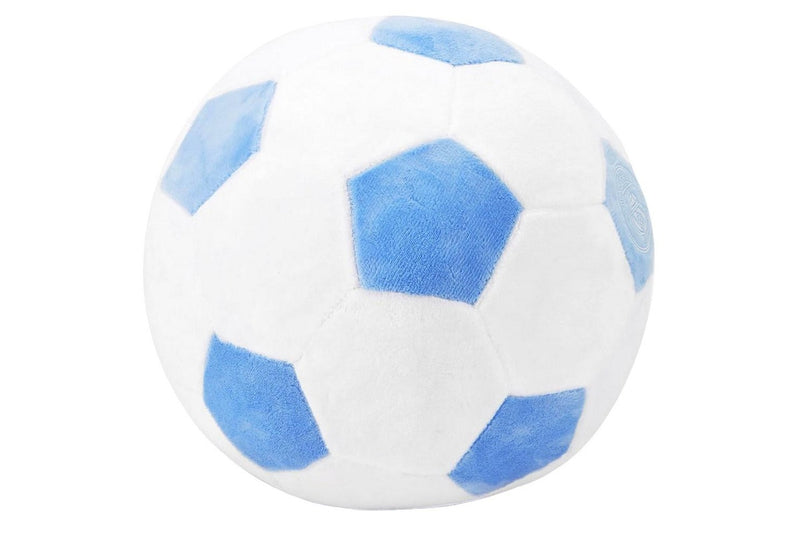 Manchester City FC Football Plush Toy (White/Sky Blue) (One Size)