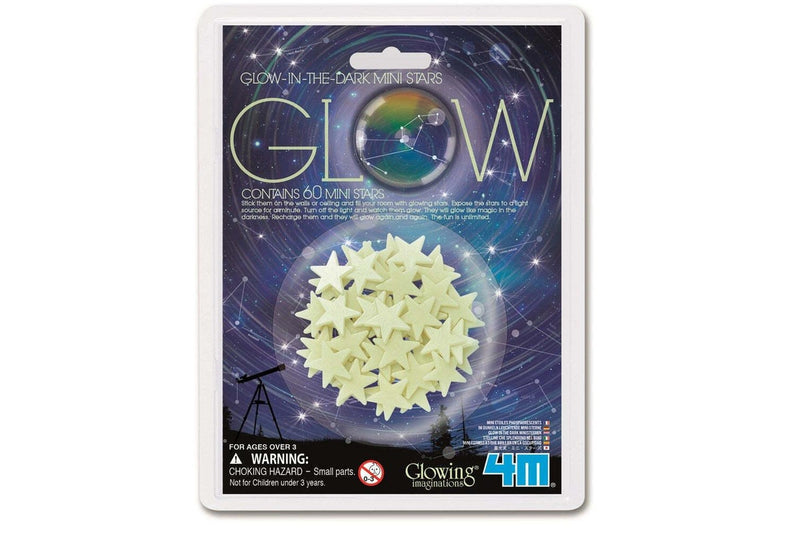 3x 4M Glow in The Dark Mini Stars Night w Adhesive Tape Kids Toddler Toy 3y+