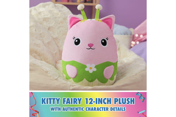 Gabby's Dollhouse: 12" Squishy Plush - Kitty Fairy