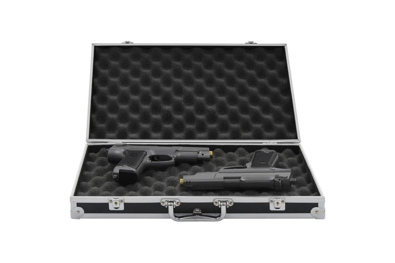 Gun Case Aluminium ABS Black vidaXL