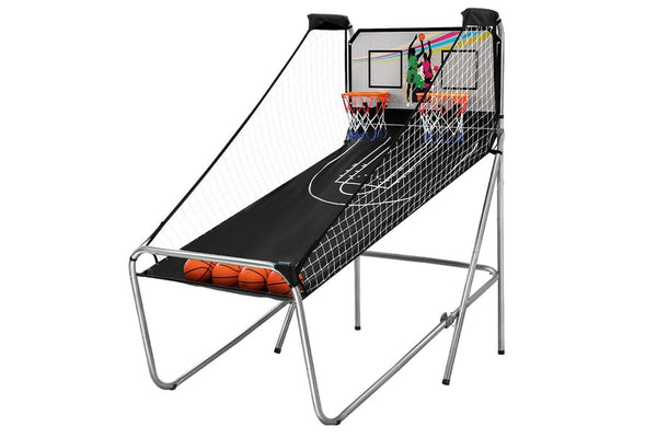 Basketball Arcade Game Electronic Scorer 8 Games Double Shoot Grey