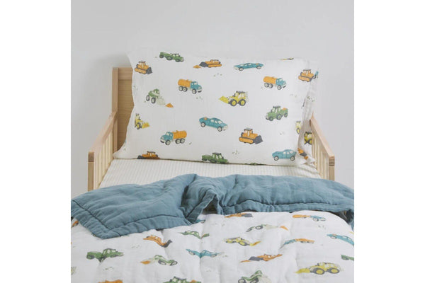 Little Unicorn: Toddler Bedding Set - Work Trucks