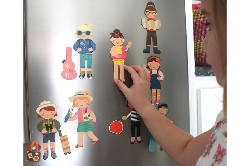 Petit Collage: On-The-Go Magnetic Playset - Little Travelers