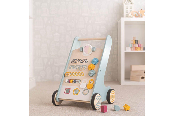 Bigjigs Toys 50cm FSC Activity Walker Kids Wooden Activity Learning Toy 12m+