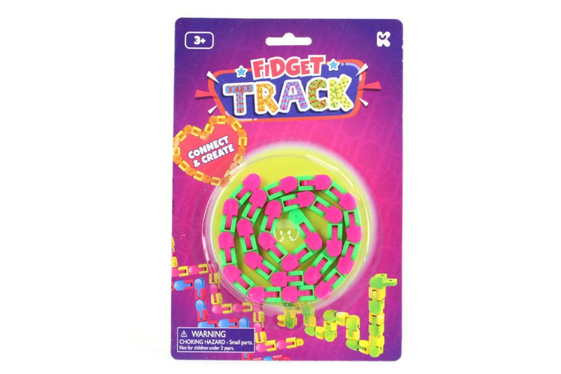 4x Pocket Money Fun Fidget Track Kids Children Sensory Tactile Twist Play Toy 3+