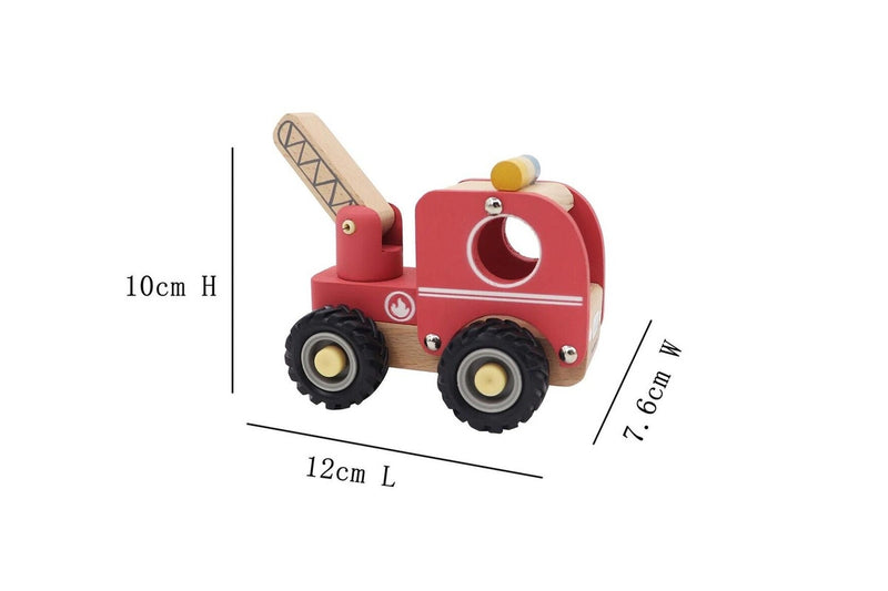 Kaper Kidz Calm & Breezy Fire Engine Children's Kids Pretend Play Toy 18m+