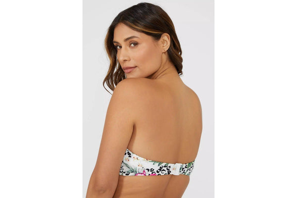 Gorgeous Womens/Ladies Jungle Strapless Bikini Top (Multicoloured) (32E)