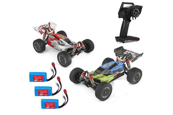 Wltoys XKS 144001 1/14 60km/h RC 4WD Off-Road Racing Buggy Car RTR + 2/3 Battery