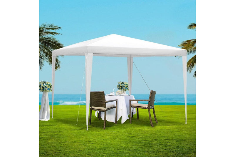 Instahut Gazebo 3x3m Wedding Party Marquee Tent Outdoor Event Camping Canopy Shade White