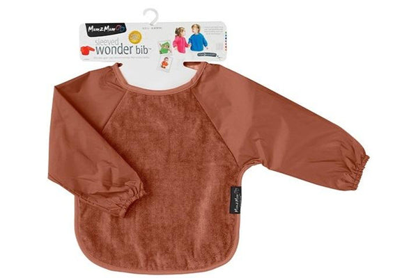 Mum 2 Mum: Long Sleeved Wonder Bib - Rust (6-18 Months)