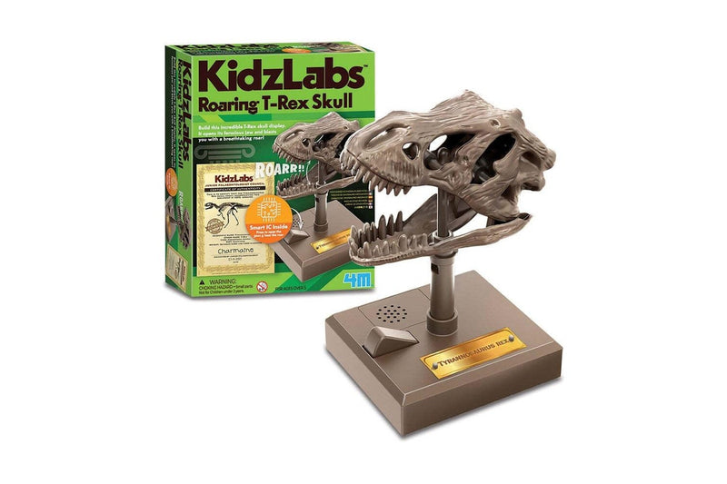 4M KidzLabs Roaring T-Rex Skull Educational Kids Toddler Fun Activity Toy 5y+