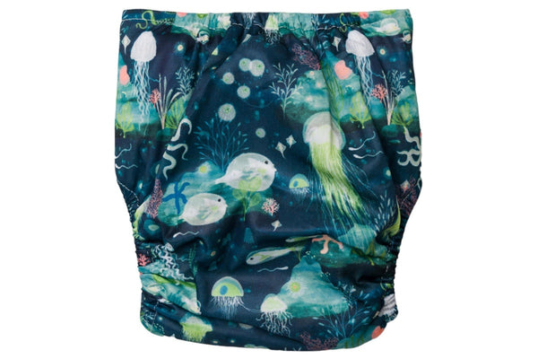 Nestling: Sassy Snap Nappy Complete - Under the Sea (One Size)