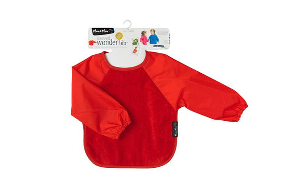 Mum 2 Mum: Sleeved Wonder Bib (Large) - Red