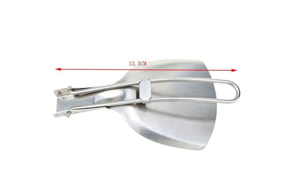 Outdoor Foldable Stainless Steel Picnic Cookware Spatula Camping Supplies Camping Cooking Utensils