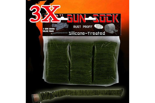 Elora 3X Gun Sock Cover Silicone Treated 52" Rifle Shotgun Protection Bag Case