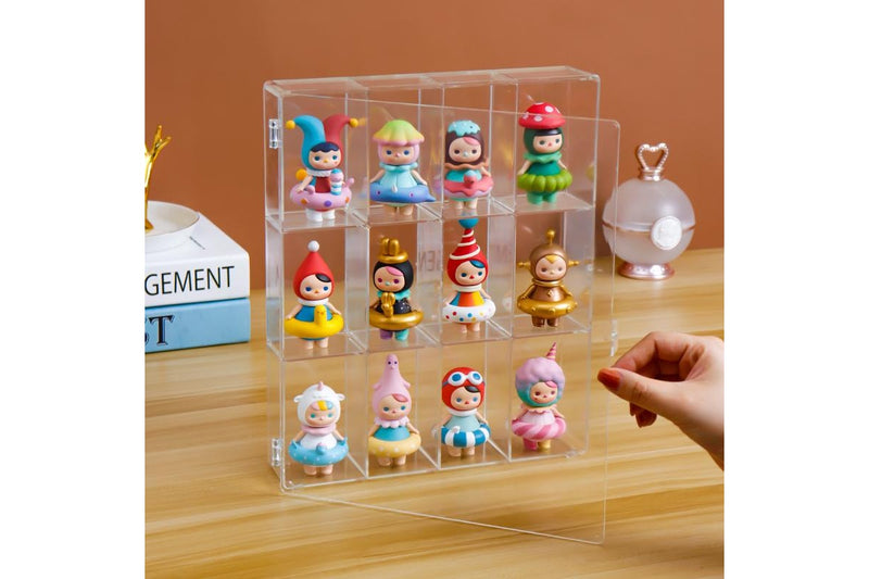 Acrylic Action Figure Display Case (12 Compartments)