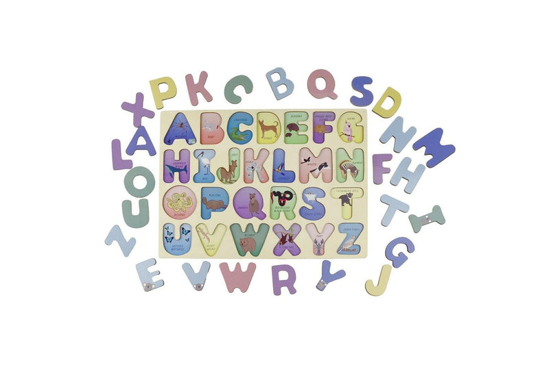 Koala Dream Australian Animals Uppercase Alphabet Baby Learning Toy Puzzle 3+