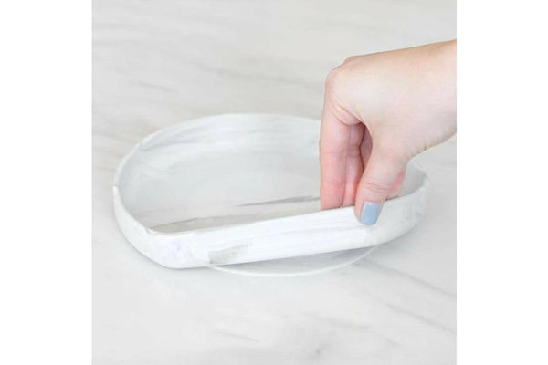 Bumkins: Silicone Grip Plate - Marble