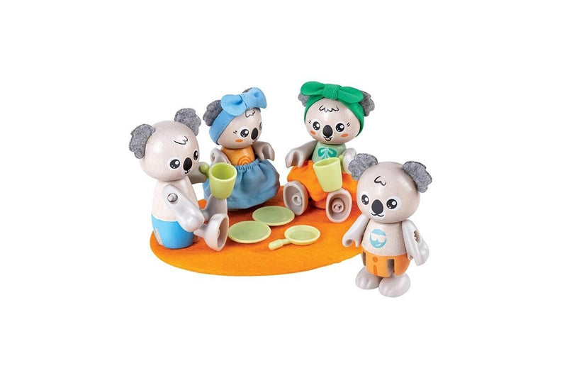 Hape Koala Family Educational Playset Kids Toddler Learning Activity Toy 3+