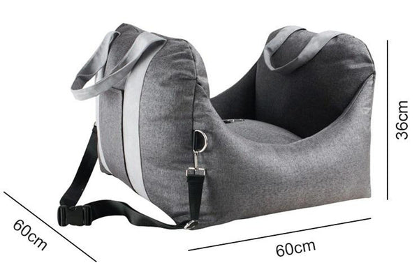 PETSWOL Portable Pet Travel Bed with Safety Harness